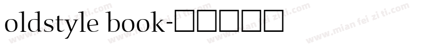 oldstyle book字体转换